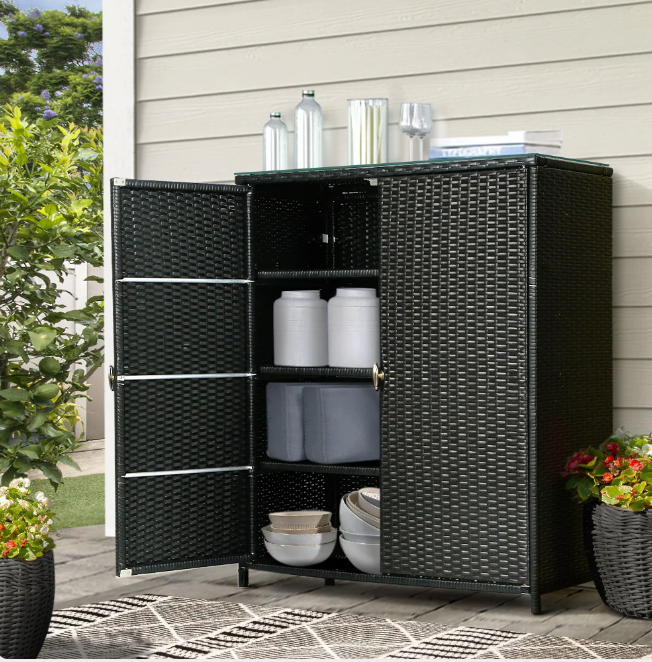 Outdoor storage solutions, warehouse racks and garden sheds