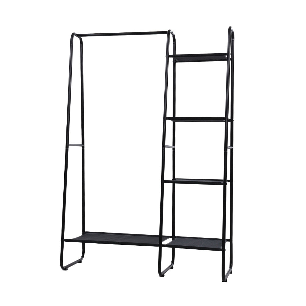 Clothes Rack Coat Stand 150cm Hanger Closet Black