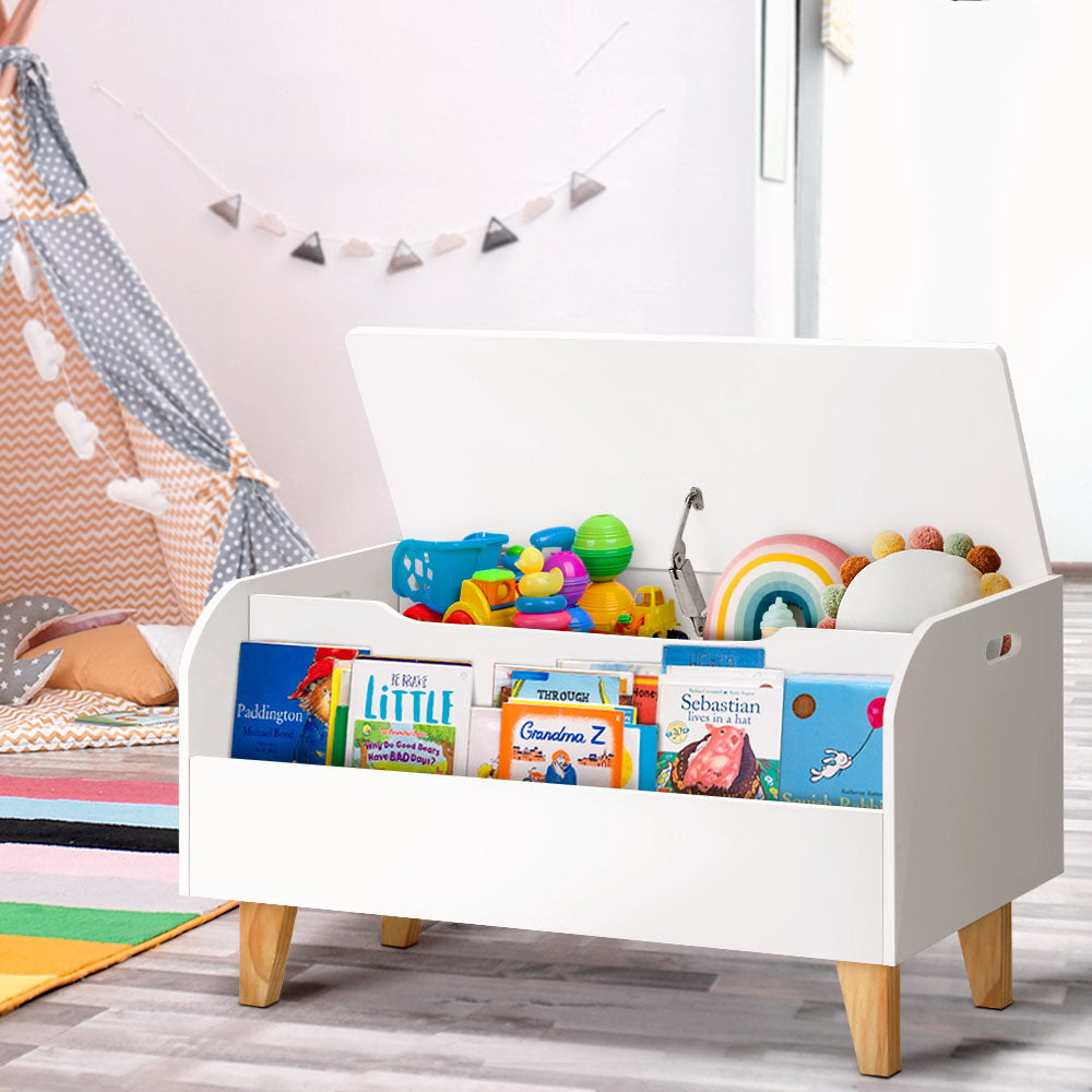 Kids Toy Box Storage Bookcase Organiser