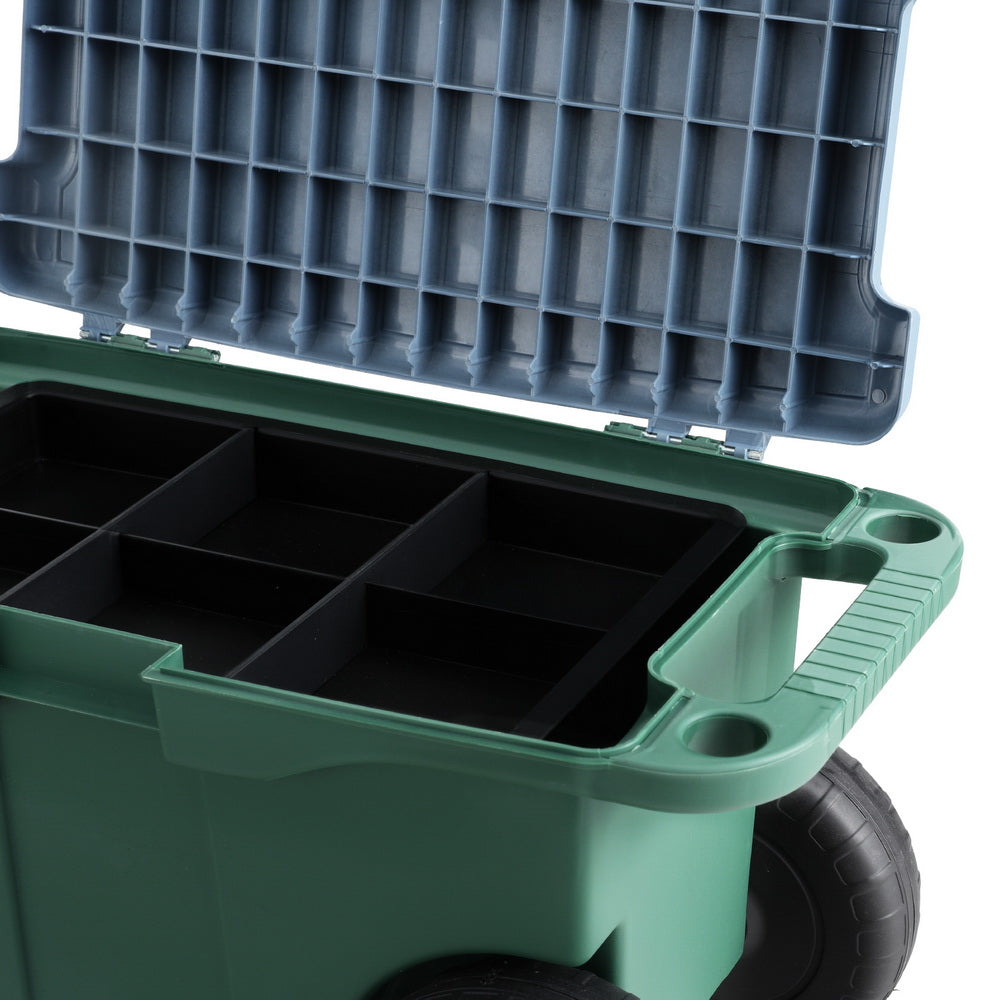 Garden Tool Storage Cart 3-In-1 Green