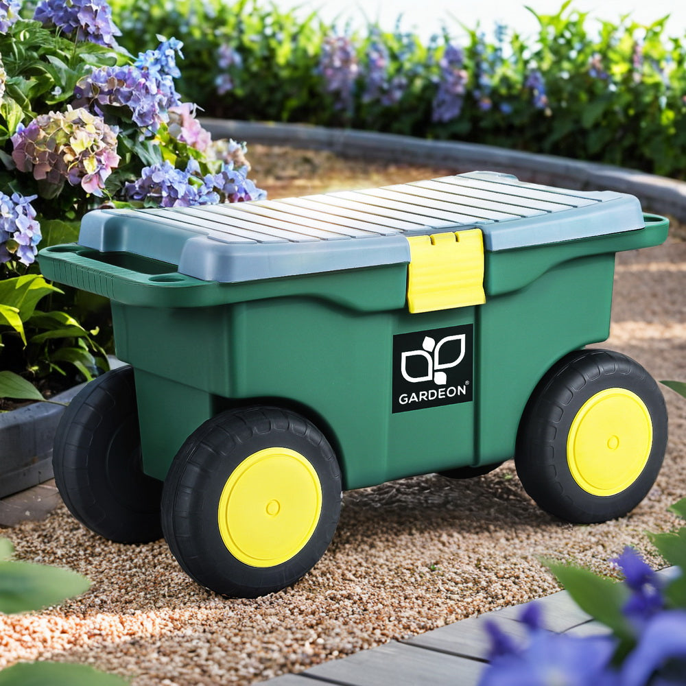 Garden Tool Storage Cart 3-In-1 Green