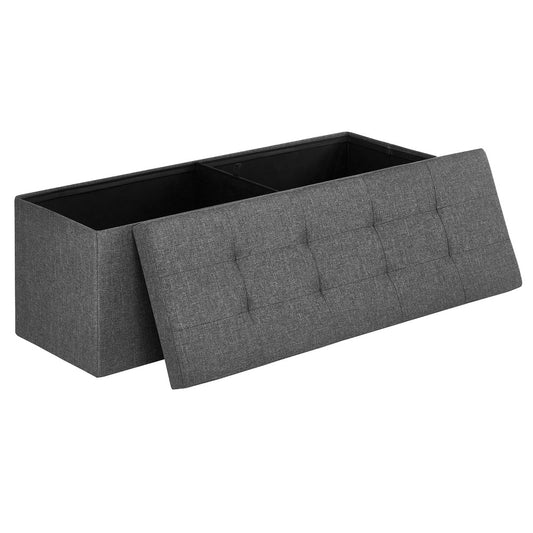 Storage Ottoman Bench - Dark Gray free shipping storage nook