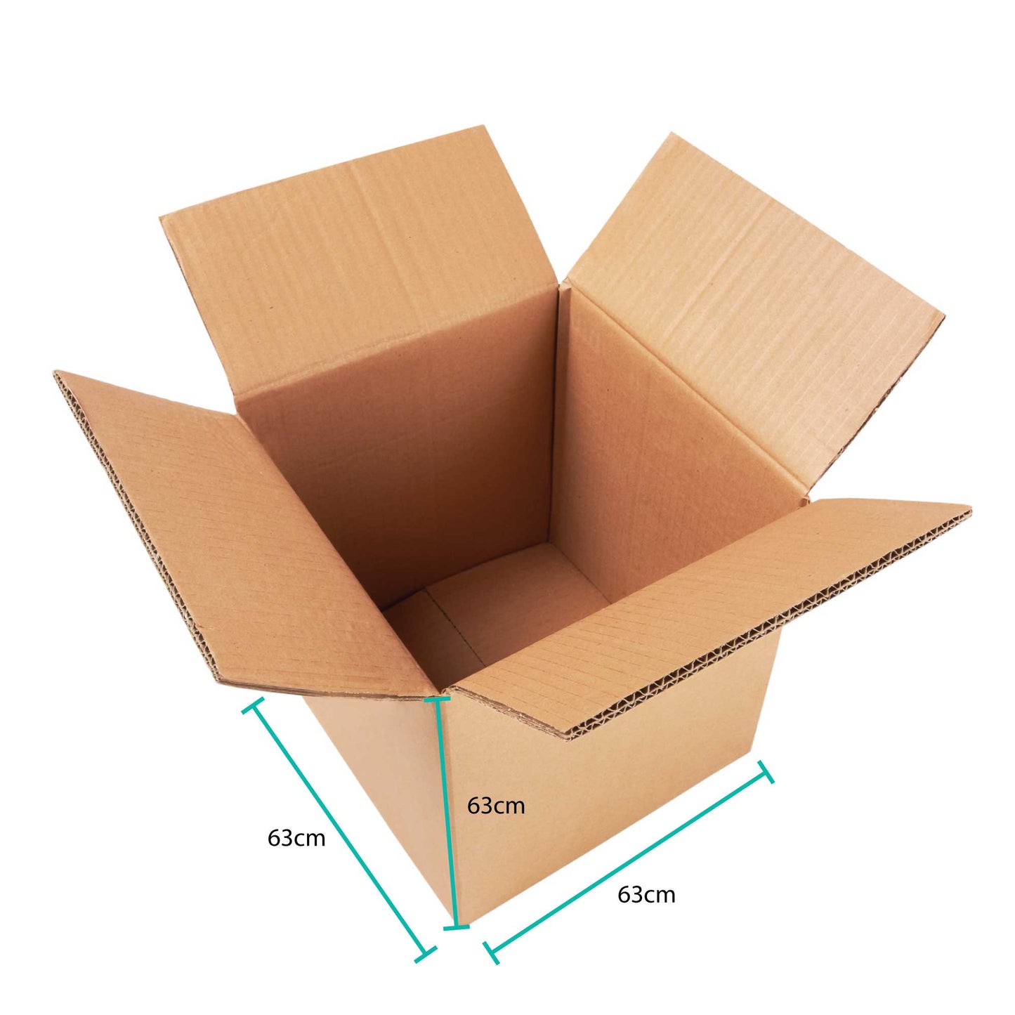 Cardboard Boxes 63x63x63cm Large Heavy Duty Moving Packing Carton 8 pack