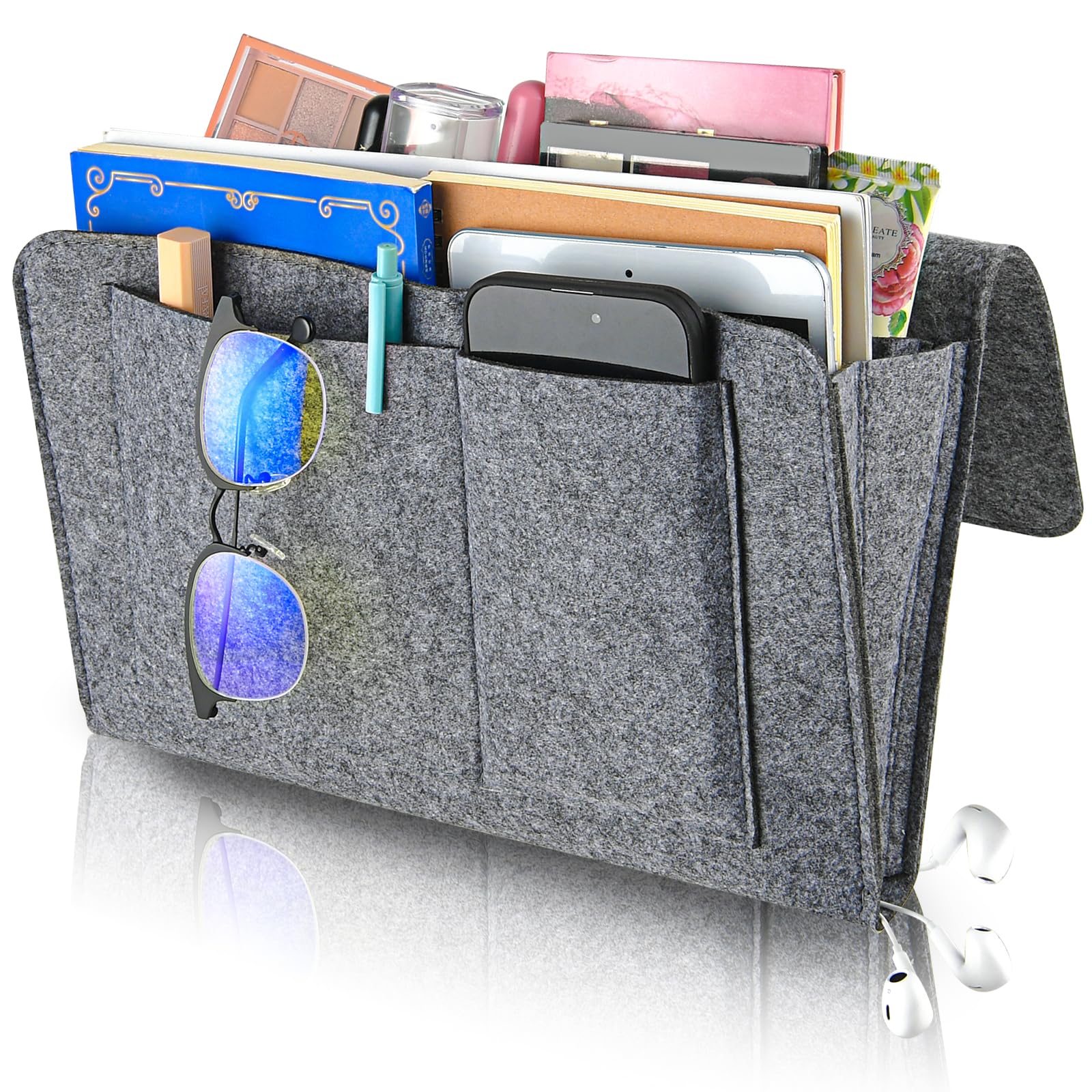 Bed Organiser Bed Caddy Sofa Organiser Bedside Organiser Book Magazines Organiser storage nook