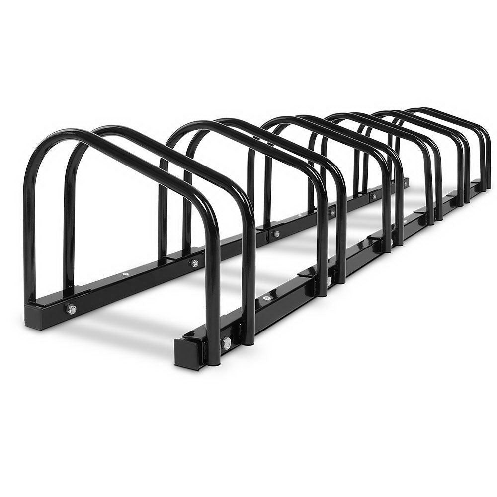 Weisshorn 6 Bike Stand Floor Bicycle Storage Black storage nook garage storage rack bike rack