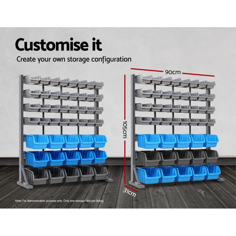 Storage Shelving Rack - 47 Bin