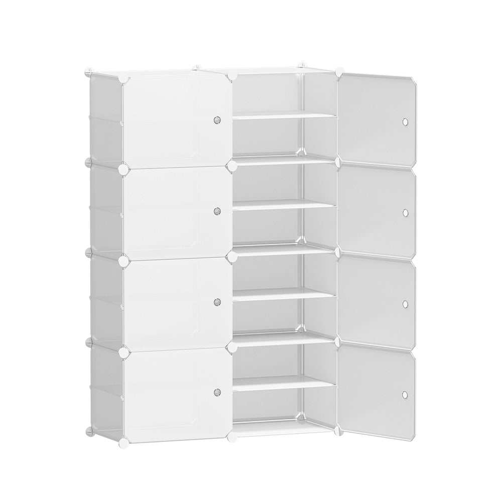 Shoe Cabinet DIY Storage White Portable Organiser Stand storage Nook