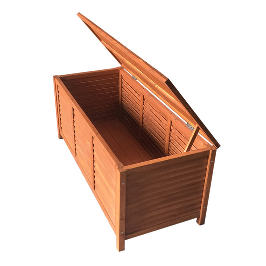 Wooden Garden Storage Bench 210L - Fir  Storage Nook