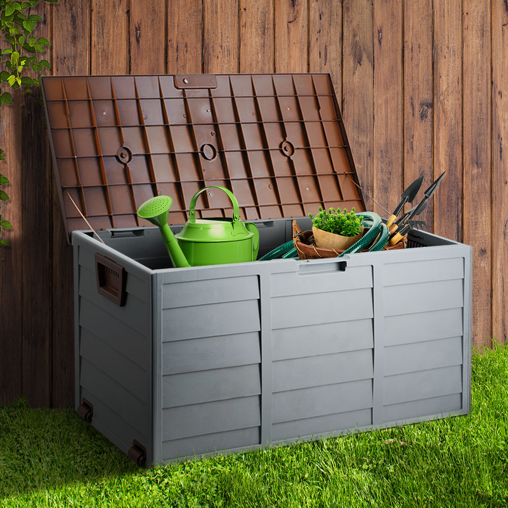 Outdoor Storage 290L Box - Grey Storage Nook