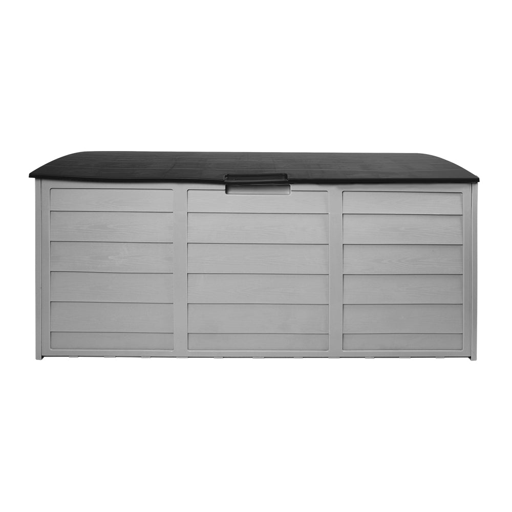 Outdoor Storage Box Secure 290L - Grey/Black