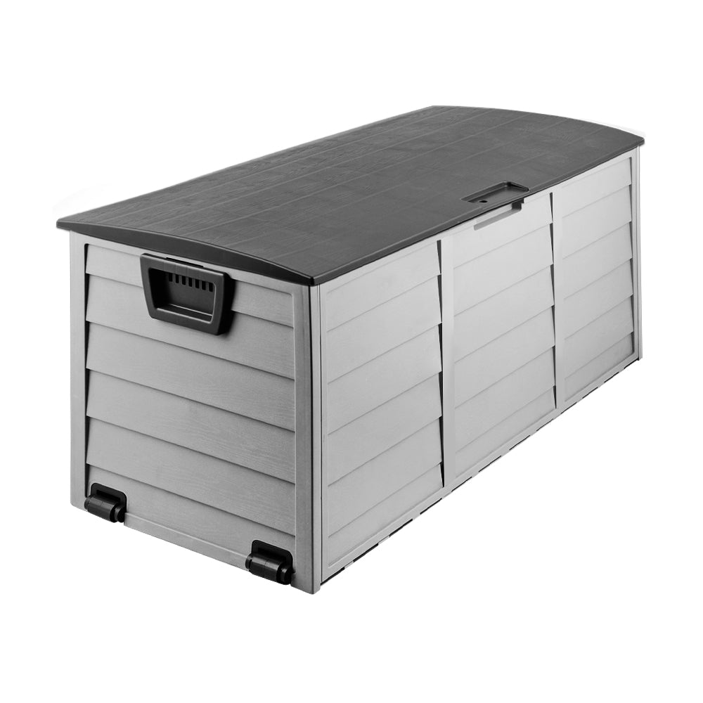 Outdoor Storage Box Secure 290L - Grey/Black