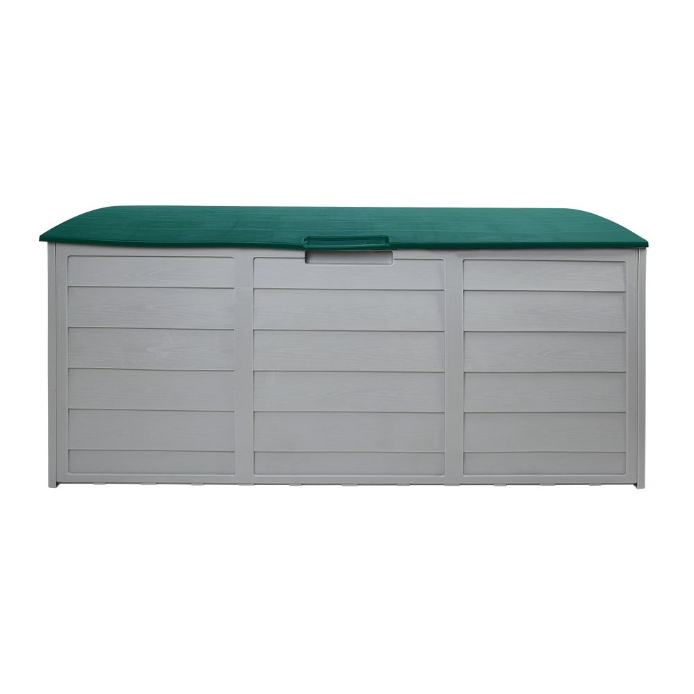 Outdoor Storage Box 290L - Green/Grey Storage Nook
