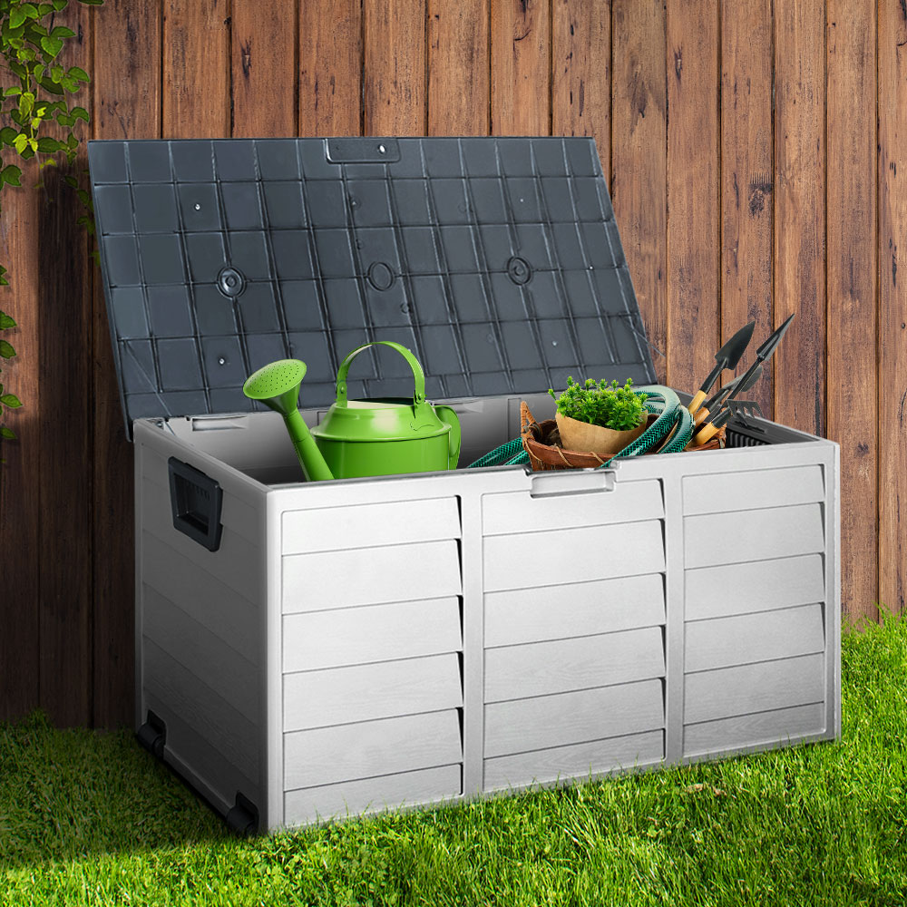 Outdoor Storage Box 290L - Grey Storage Nook