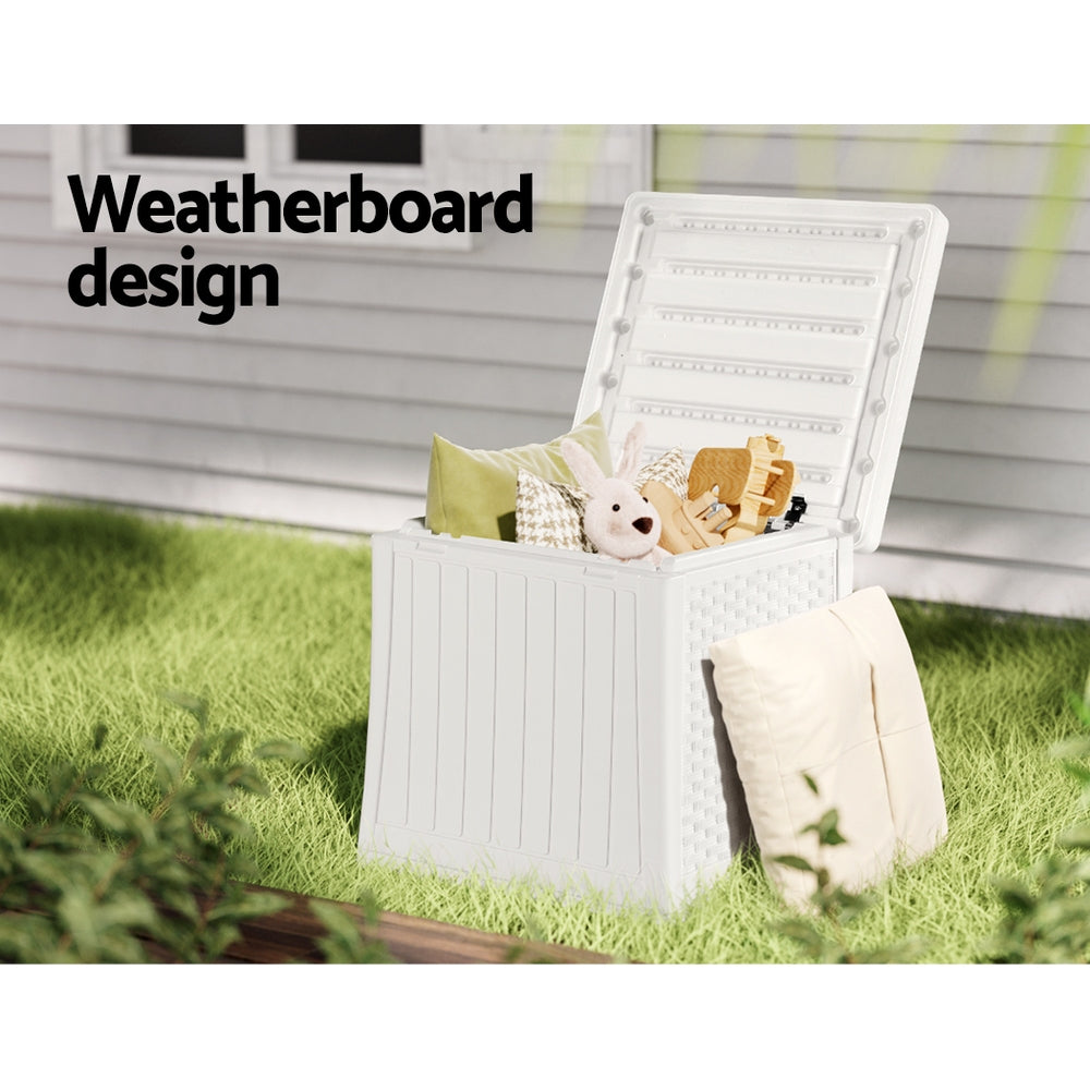 Outdoor Storage Box Secure 56L - White