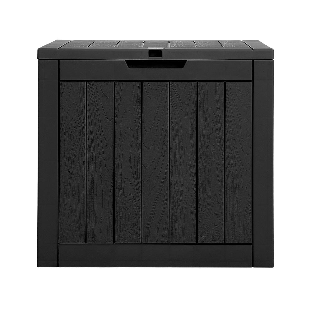 Outdoor Storage Box Secure 118L - Black Storage Nook