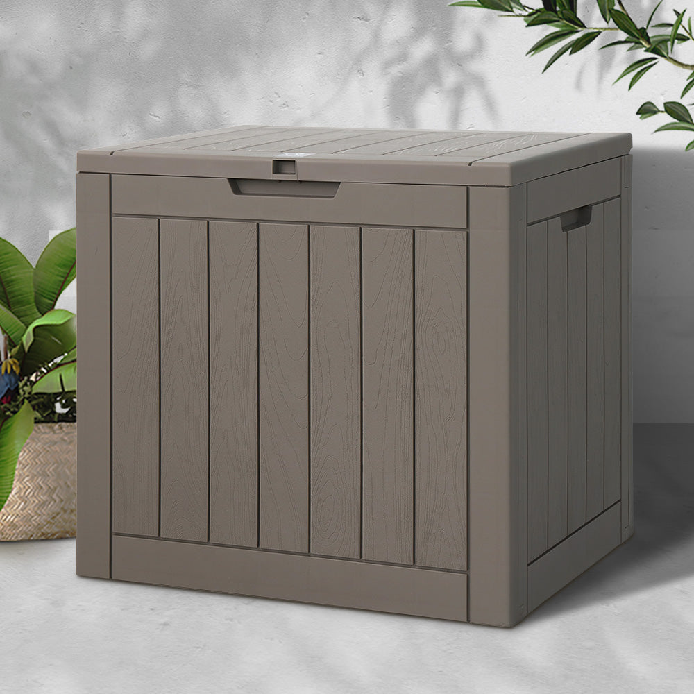 Outdoor Storage Box  Secure 118L - Grey