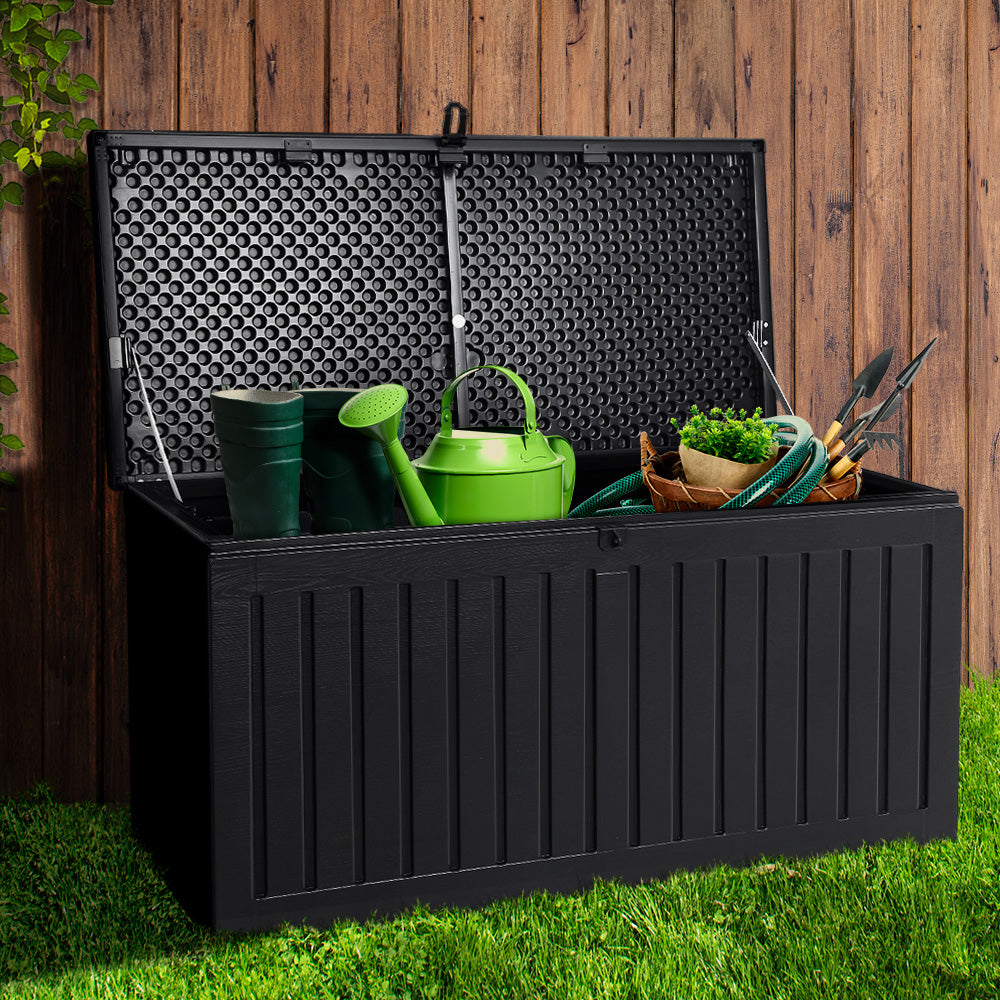 Outdoor Garden Storage Box 270L - Black