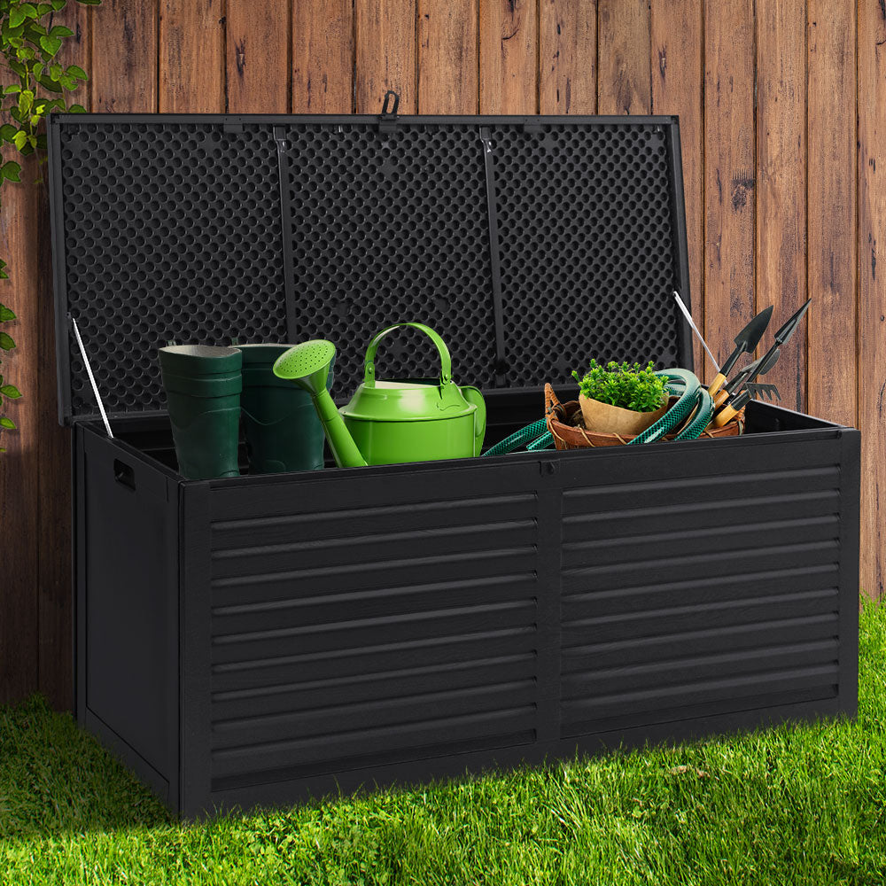 Outdoor Garden Storage Box 490L - Black