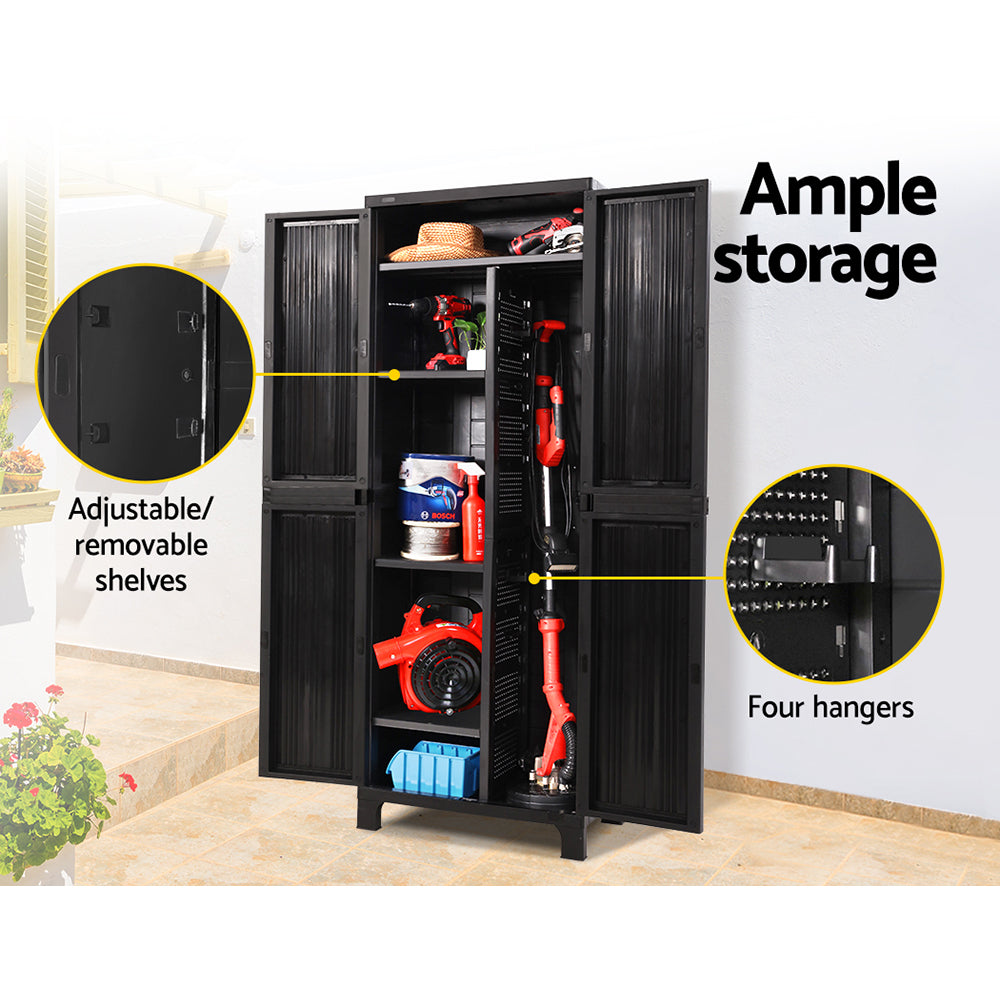 Outdoor Storage Secure Cabinet Cupboard 173cm