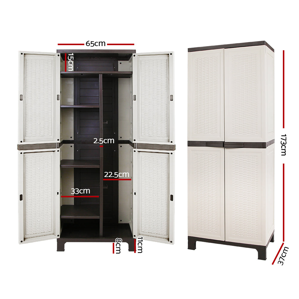 Outdoor Storage Secure Cupboard 173cm