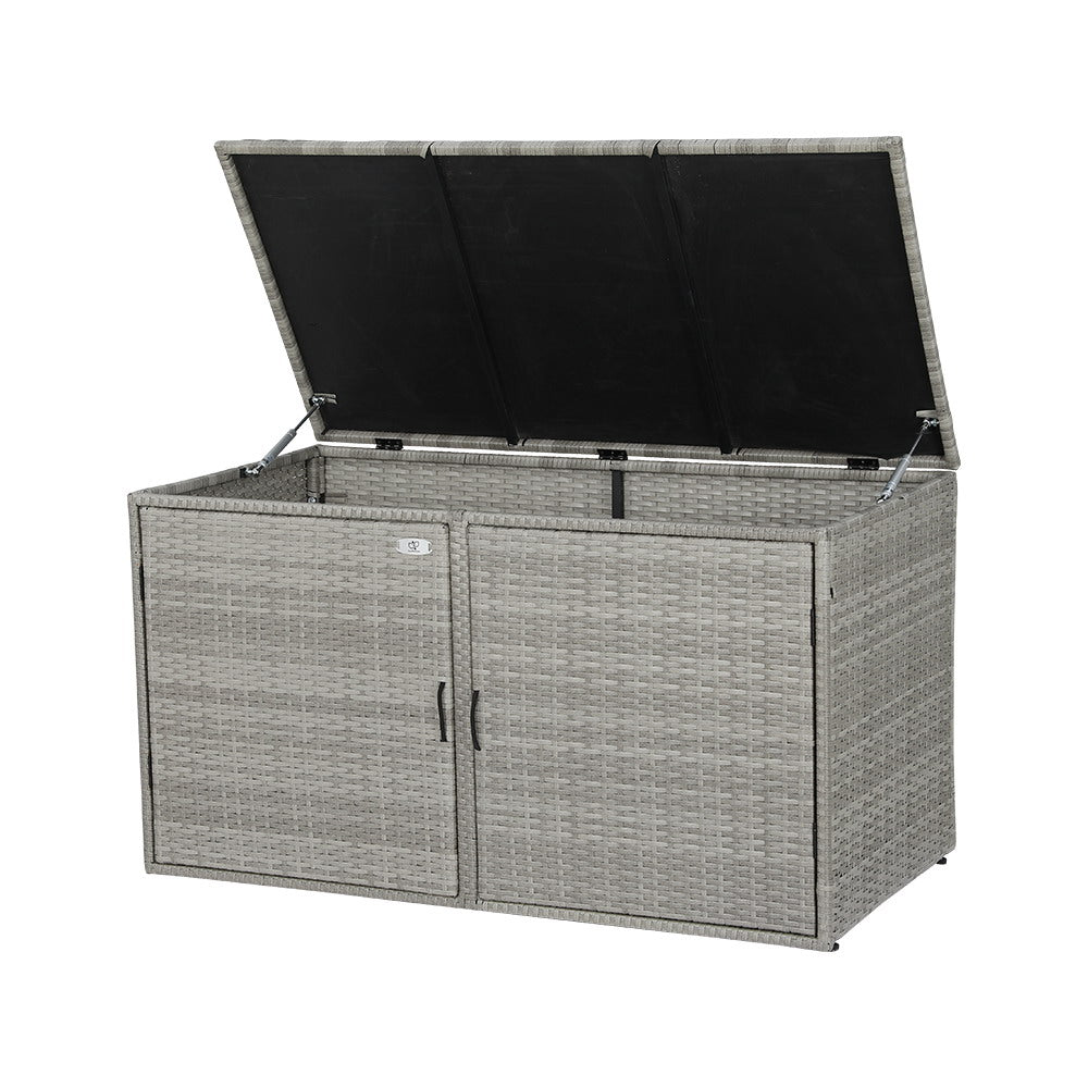 Outdoor Secure Storage Cabinet 92cm - Grey