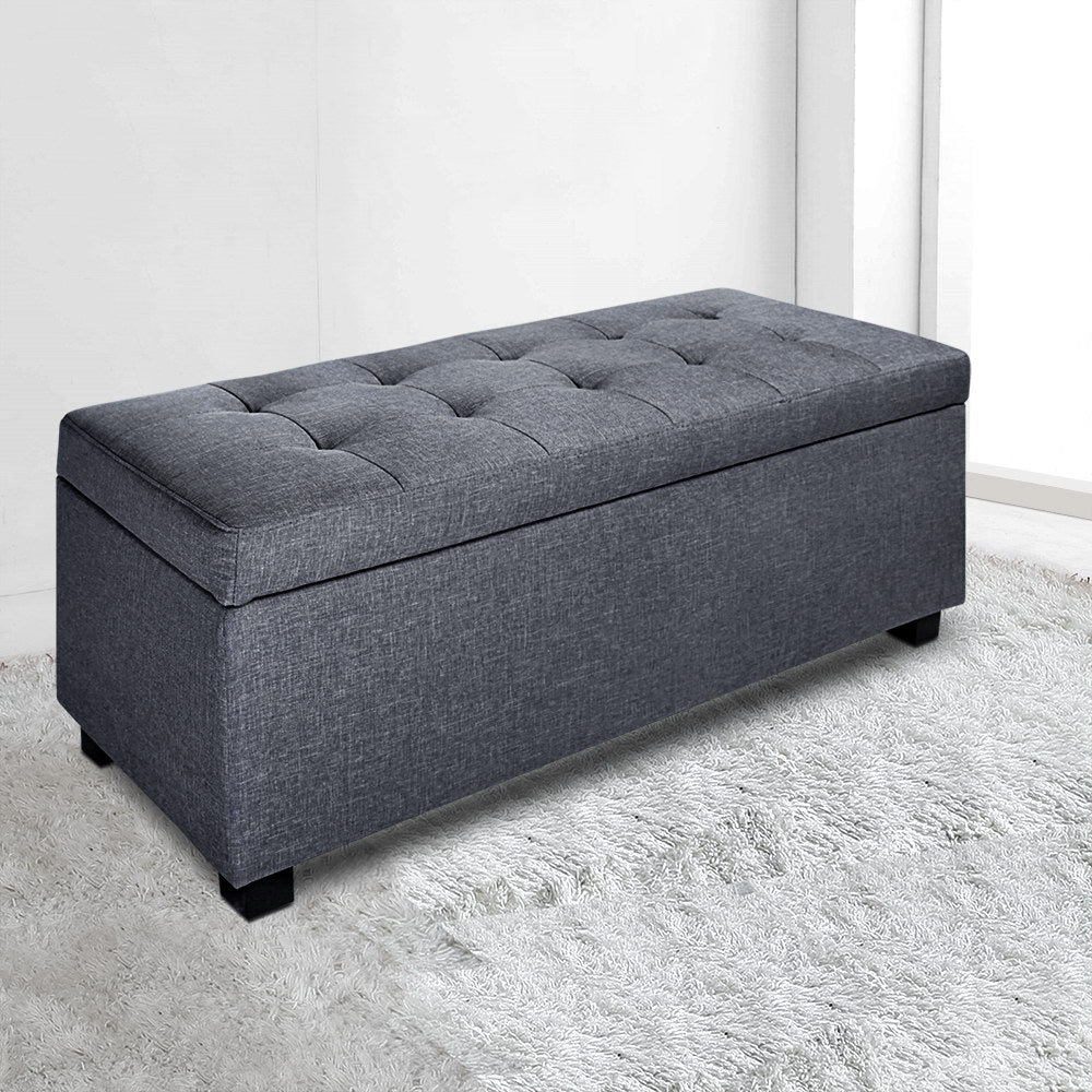 Storage Nook, Storage Ottoman Large - Grey