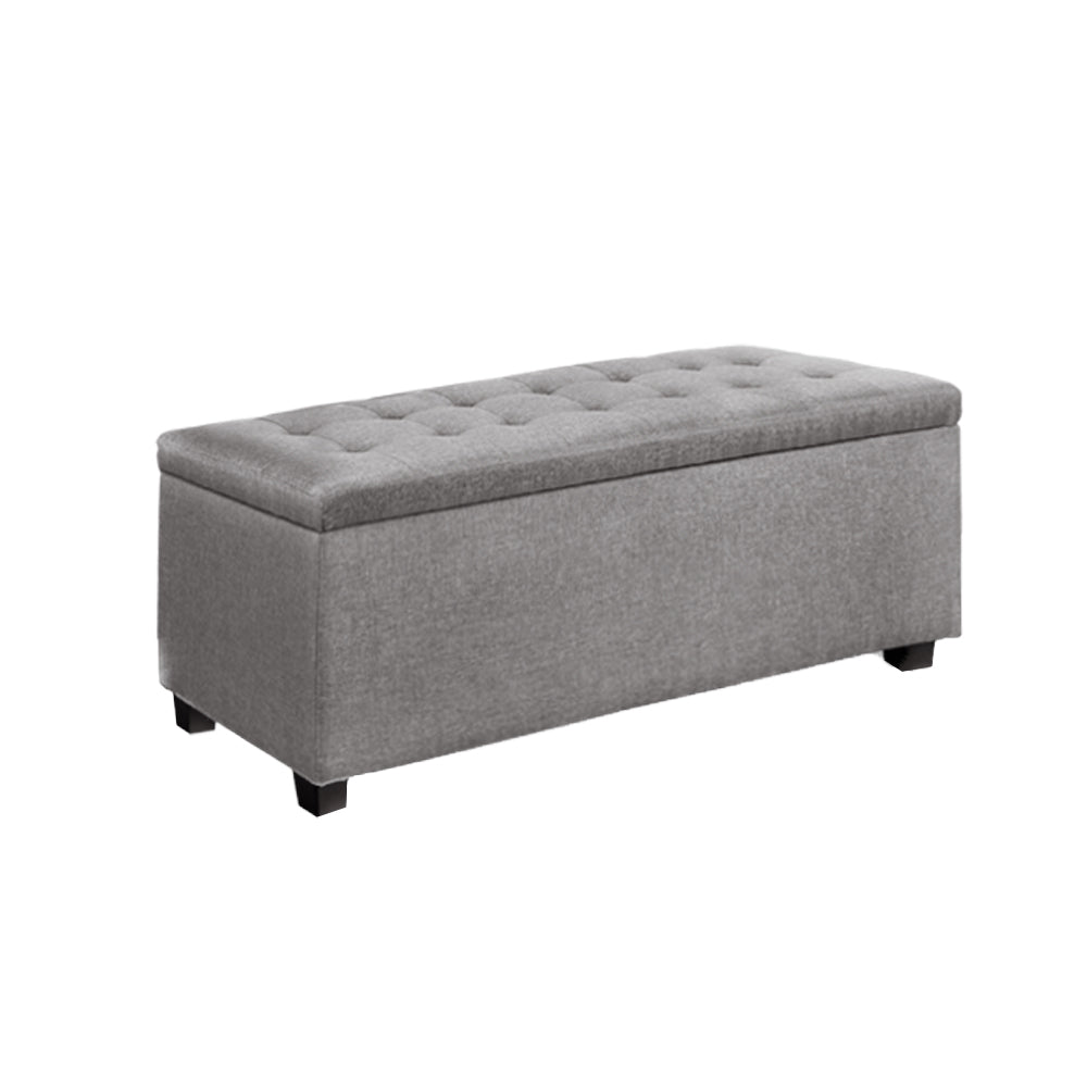 Storage Ottoman Large - Light Grey Storage Nook 