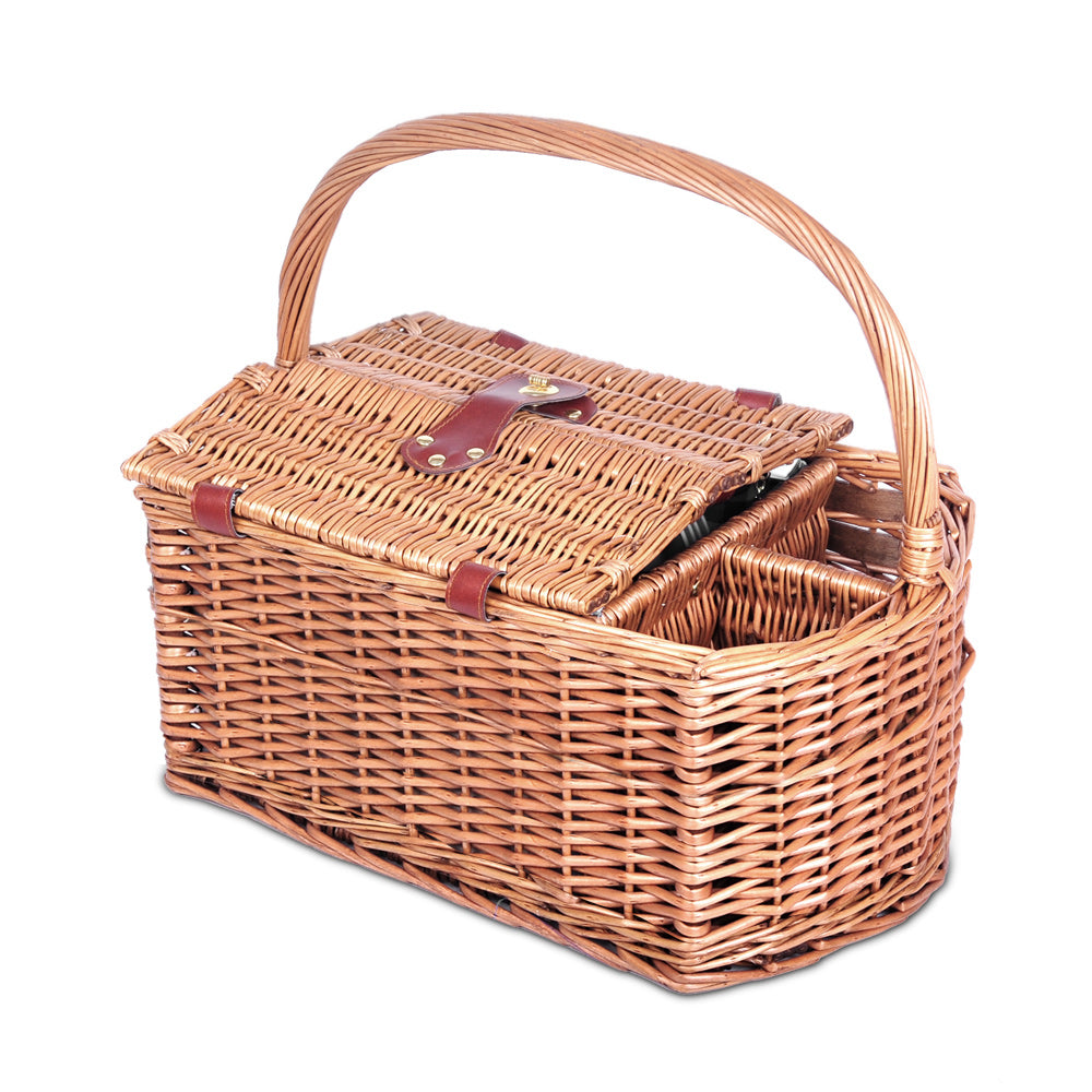 Picnic Basket Set Insulated Outdoor Blanket Bag