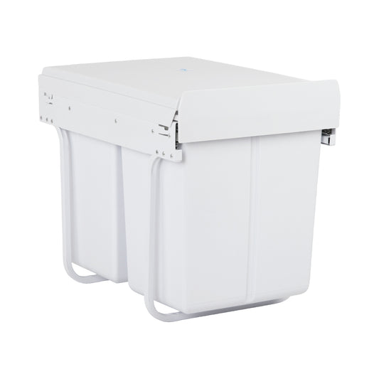 Cefito 2x20L Pull Out Bin - White