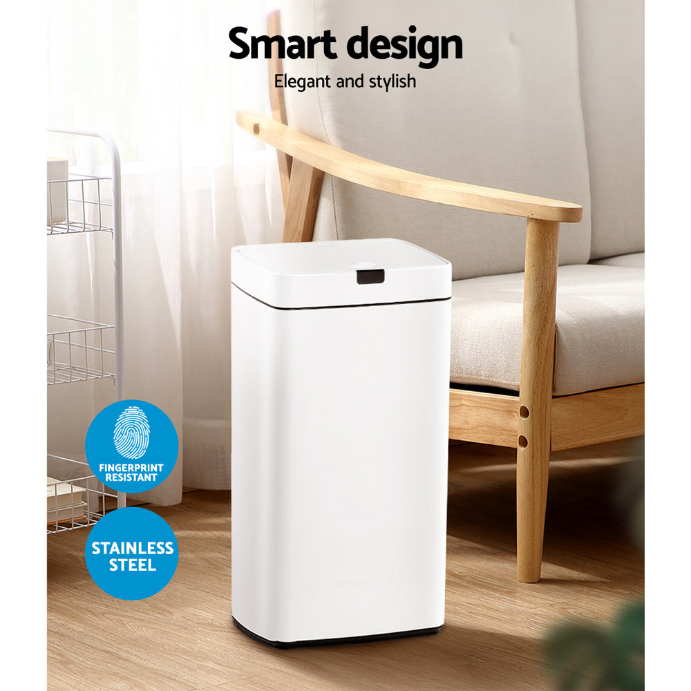 Sensor Waste Bin 45L - White