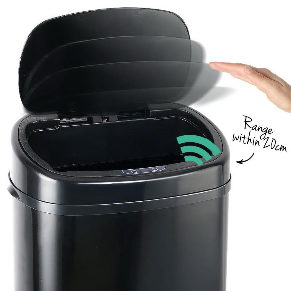 Motion Sensor Rubbish Bin, garbage storage