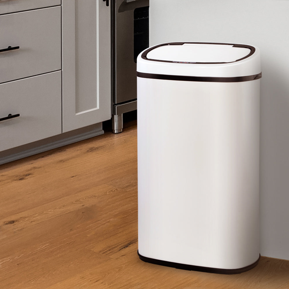 Sensor Rubbish Bin 58L - White