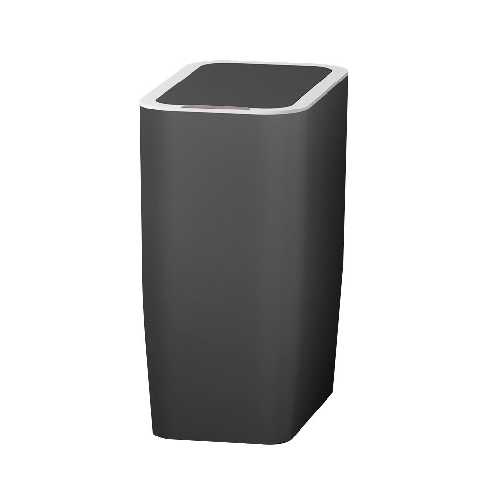 Motion Sensor Rubbish Bin Automatic Rubbish Bins Waste Trash Can Ash Black 9L