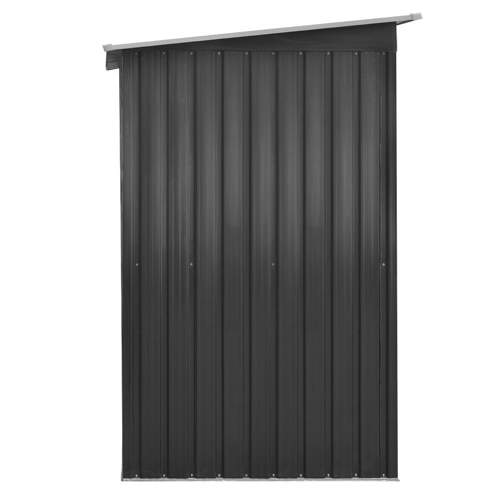 Garden Shed Outdoor Storage Sheds 2.38x1.31m Tool Shed Grey