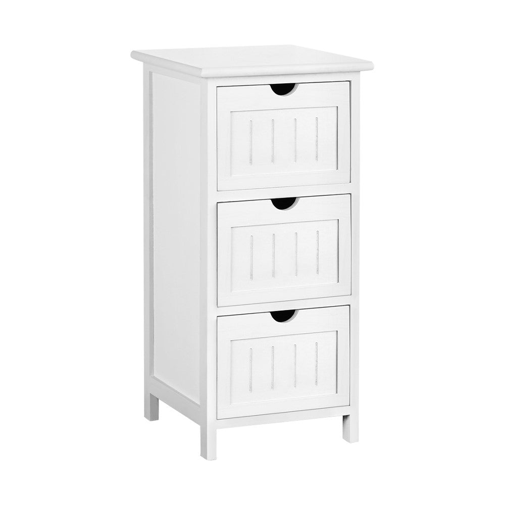 Bedside Table Hall Table - White Bedroom storage