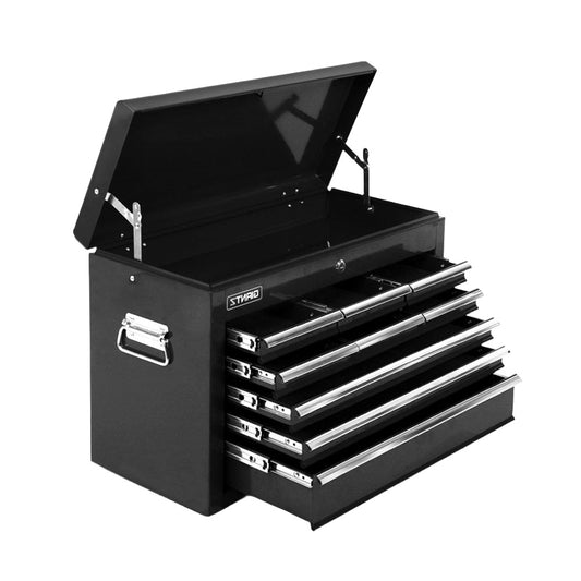 Mechanic Tool Box Cabinet 9 Drawer - Black