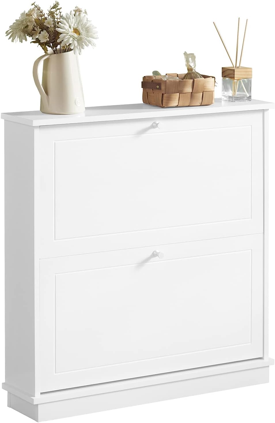 Shoe Cabinet Shoe Storage Unit 2 Drawer 