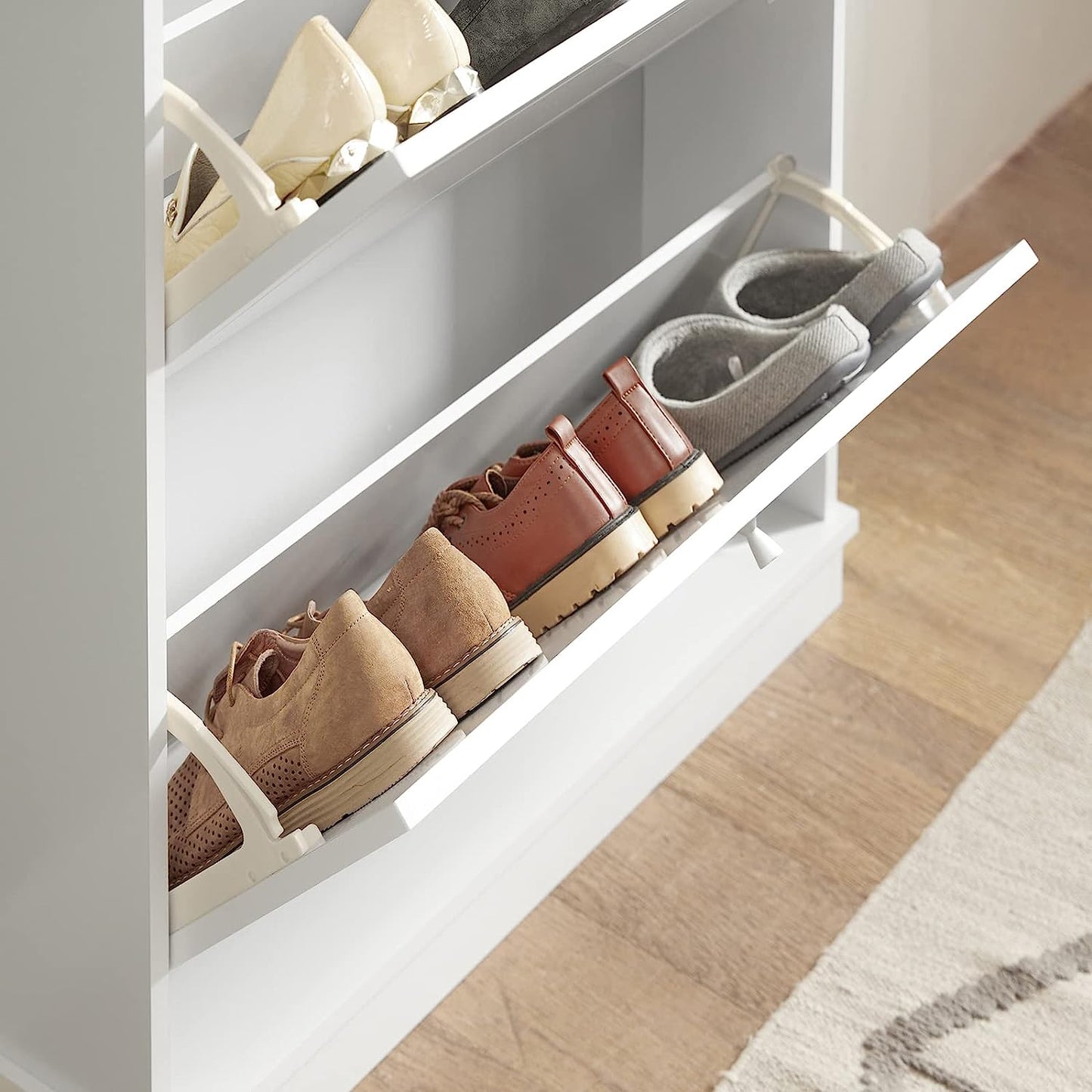 Shoe Cabinet Shoe Storage Unit 2 Drawer 