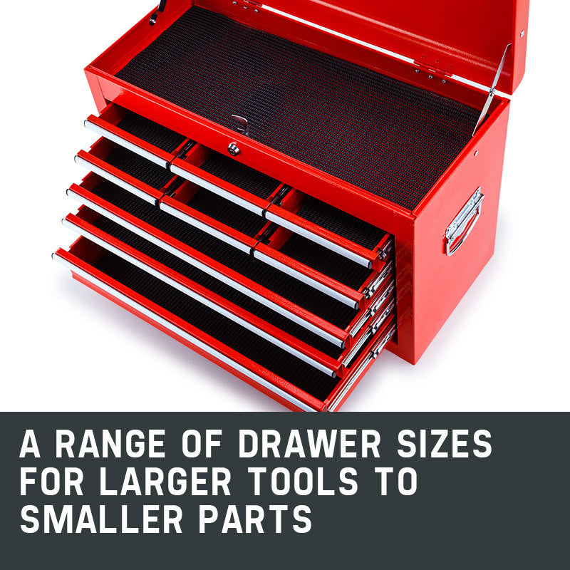 Tool Box Chest 9 Drawer Organiser Mechanic Garage Storage Toolbox Set