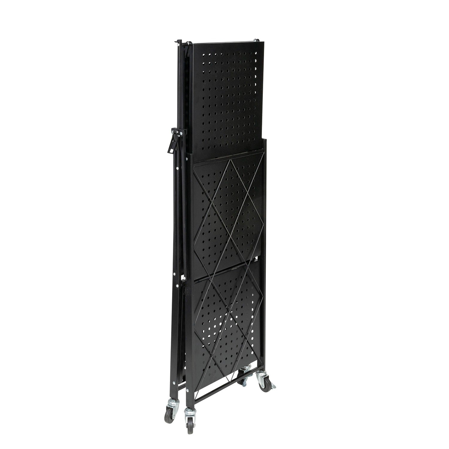 Foldable Storage Shelf 4 Tier (Black)