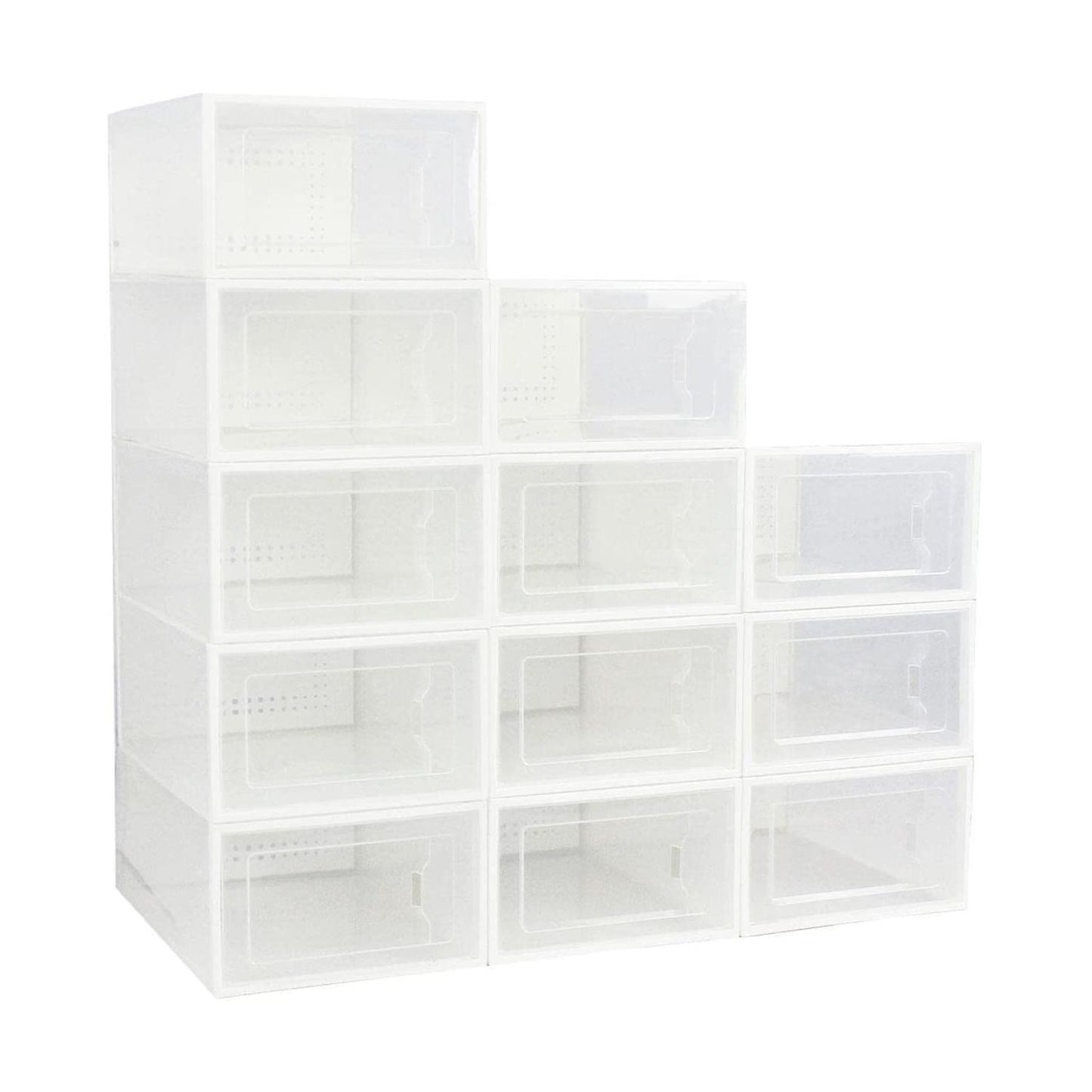 Plastic Shoe Box 12PCS, storage nook