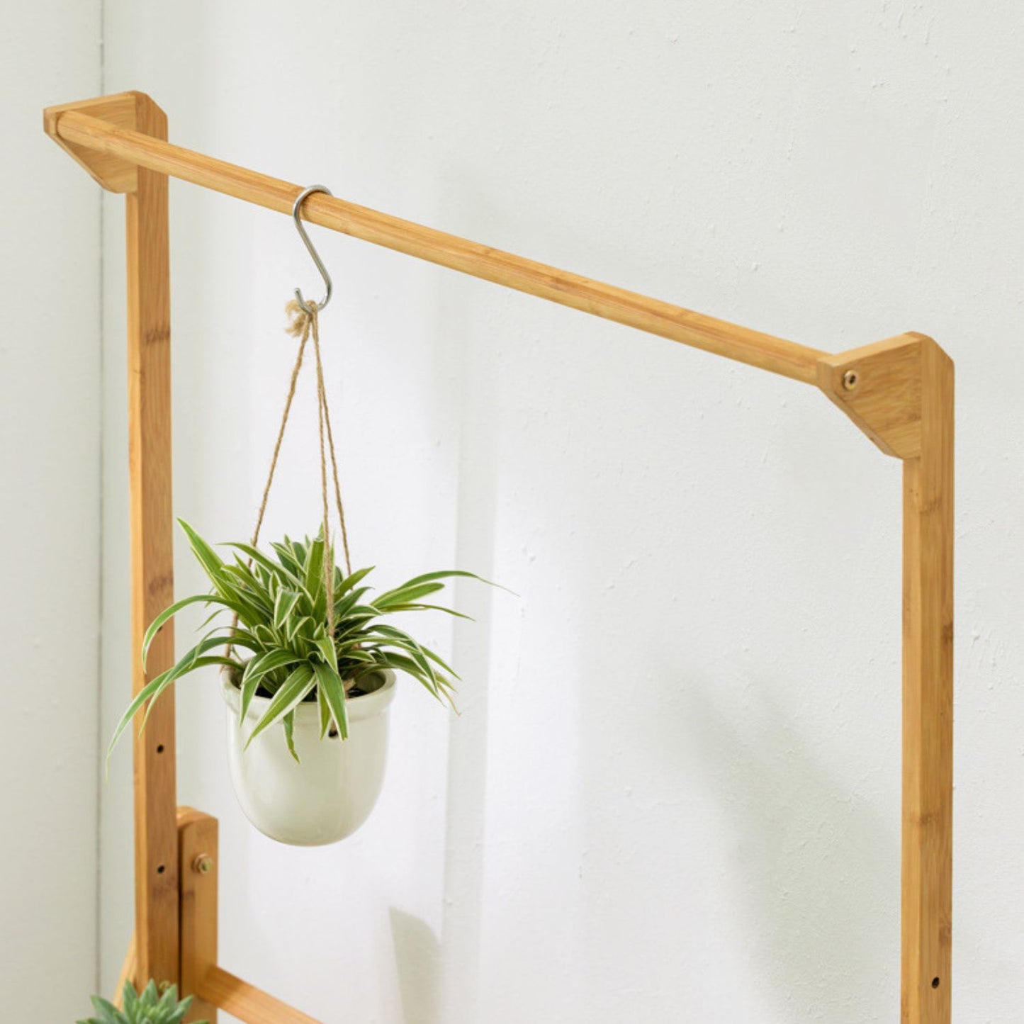 Bamboo Plant Stand 3 Tier Light Brown