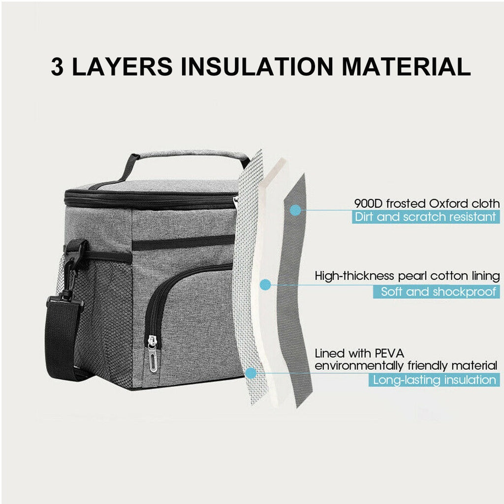 Insulated Cooler Bag - 15L, storage nook