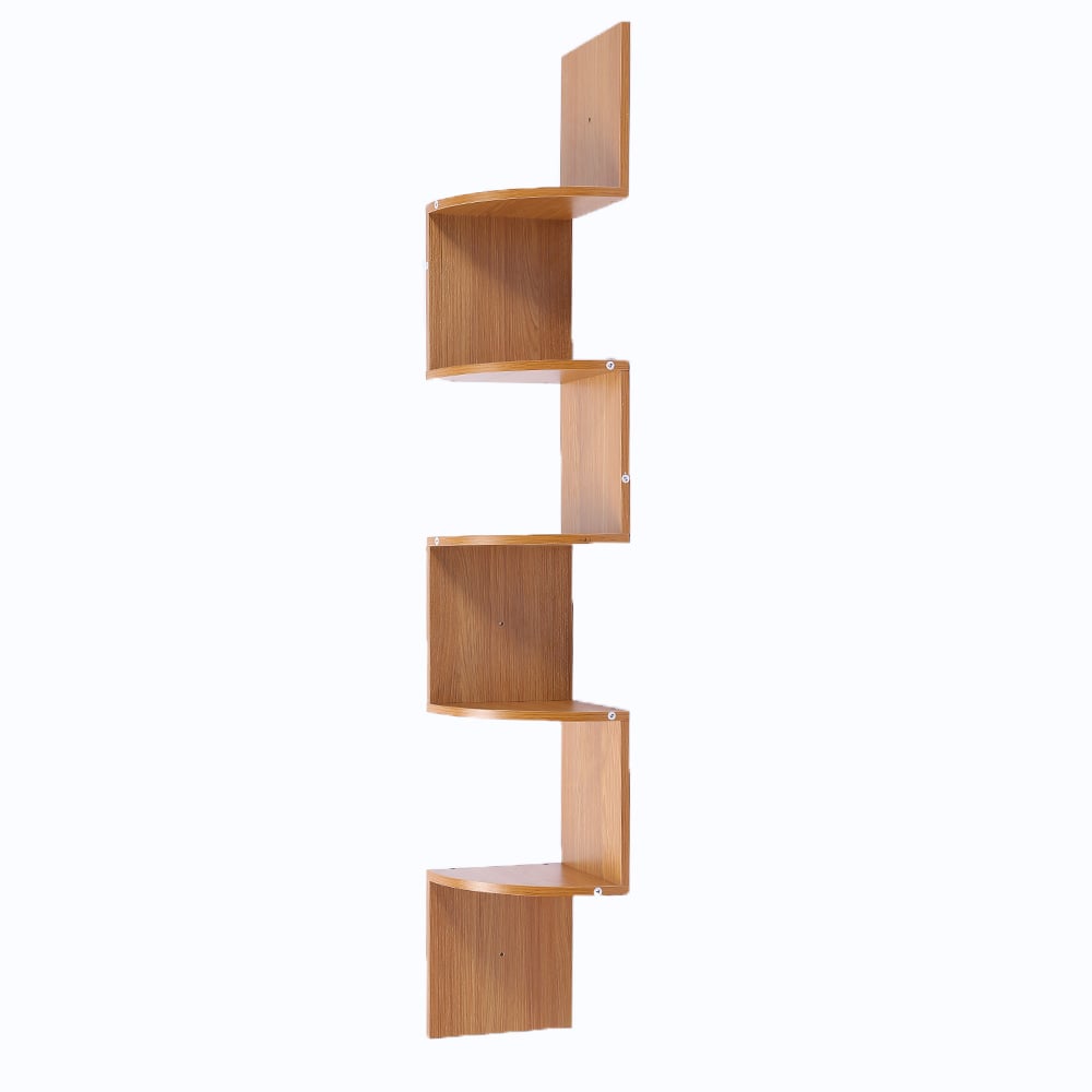 Corner Wall Shelf Display Shelves Dvd Book Storage Rack storage nook