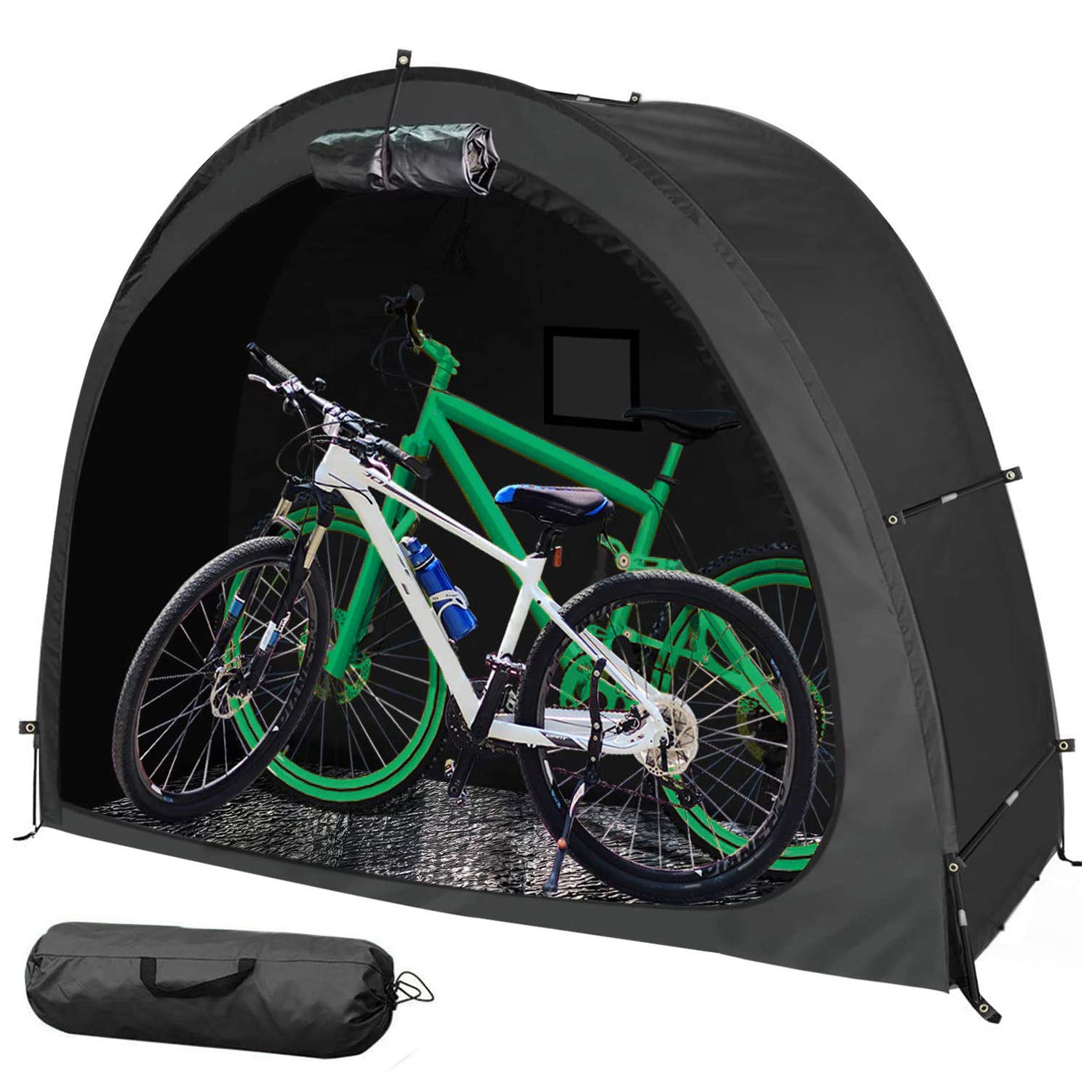 Bike Cover Storage Tent Durable Waterproof Anti-Dust Foldable Outdoor Tools Storage Shed storage nook home storage solutions 