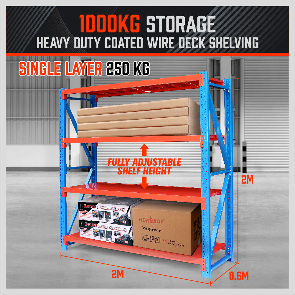 Steel Racks Shelves Garage Storage Warehouse Tyre Shelving 1000 Capacity.  Garage storage warehouse storage