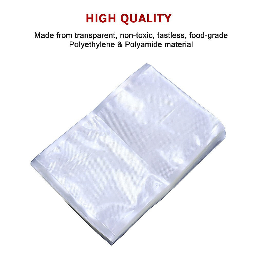 Vacuum Sealer Bags Food Storage Saver Heat Seal Cryovac 20cm x 30cm 100pack