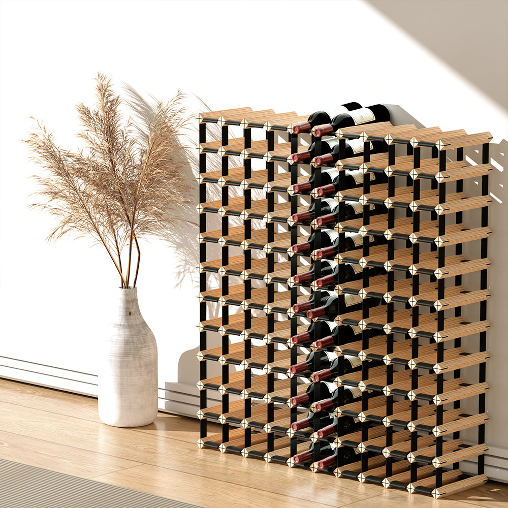 Wine Rack Timber Wine Storage 120 Bottles