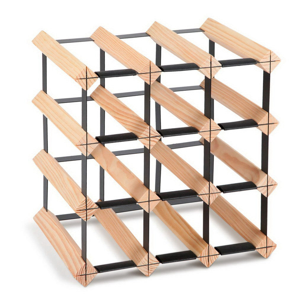 Wine Rack Timber 12 Bottle  Storage Nook Wine Storage 