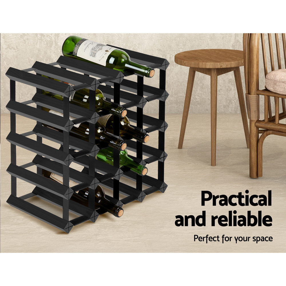 Wine Rack 20 Bottle Timber Wine Storage